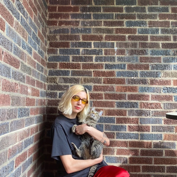 VINTAGE sateen pants - Picture 3 of 4